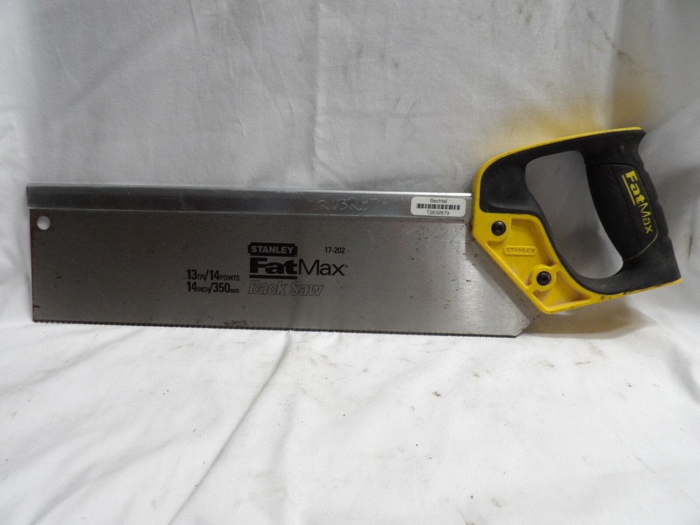 Stanley FatMax Fine Finish Back Saw #17-202