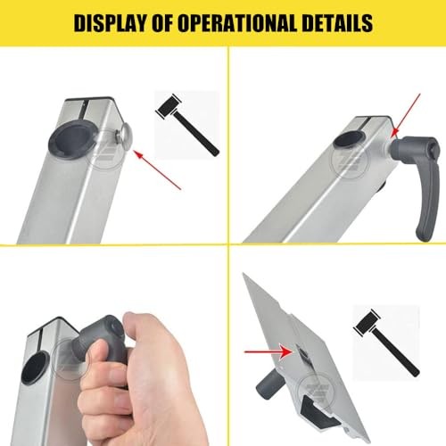 Removable Table Leg for RV Accessories, Detachable Height Adjustable Aluminum