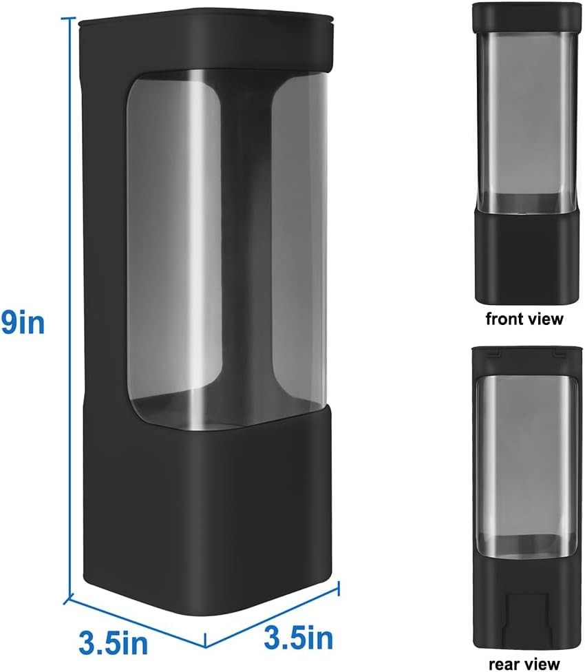 Wall Mount Pull Type Cup Dispenser Holder for 3-5oz Small Bathroom Water Cooler