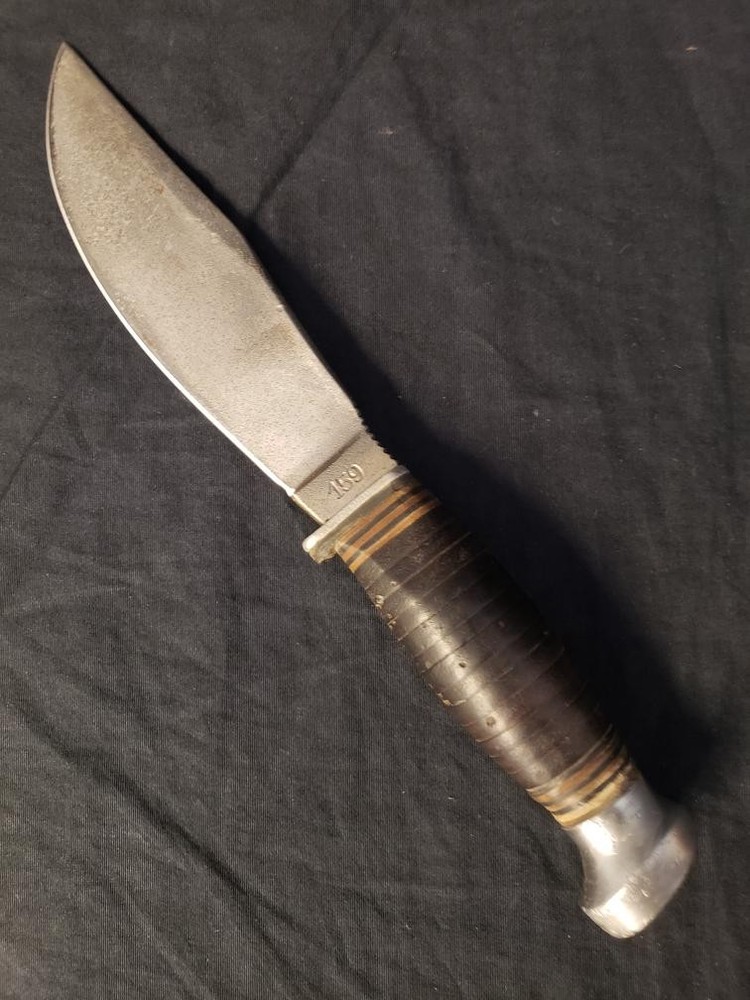 BOKER GERMAN 159 FIXED BLADE KNIFE W/ SHEATH (B26005583)
