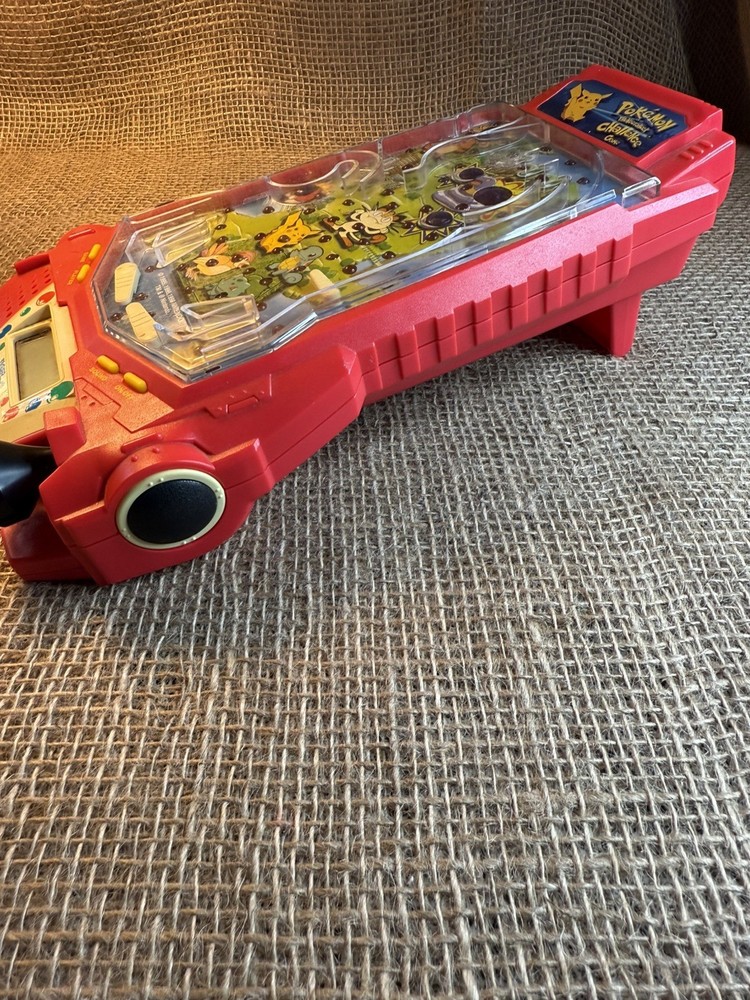 1999 POKEMON Thundershock Challenge Game PINBALL NINTENDO Tiger Electronics T1
