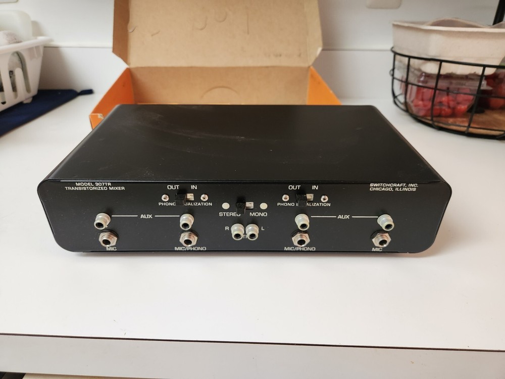 Switchcraft Transistorized Mixer Model 307TR- Vintage New In Box
