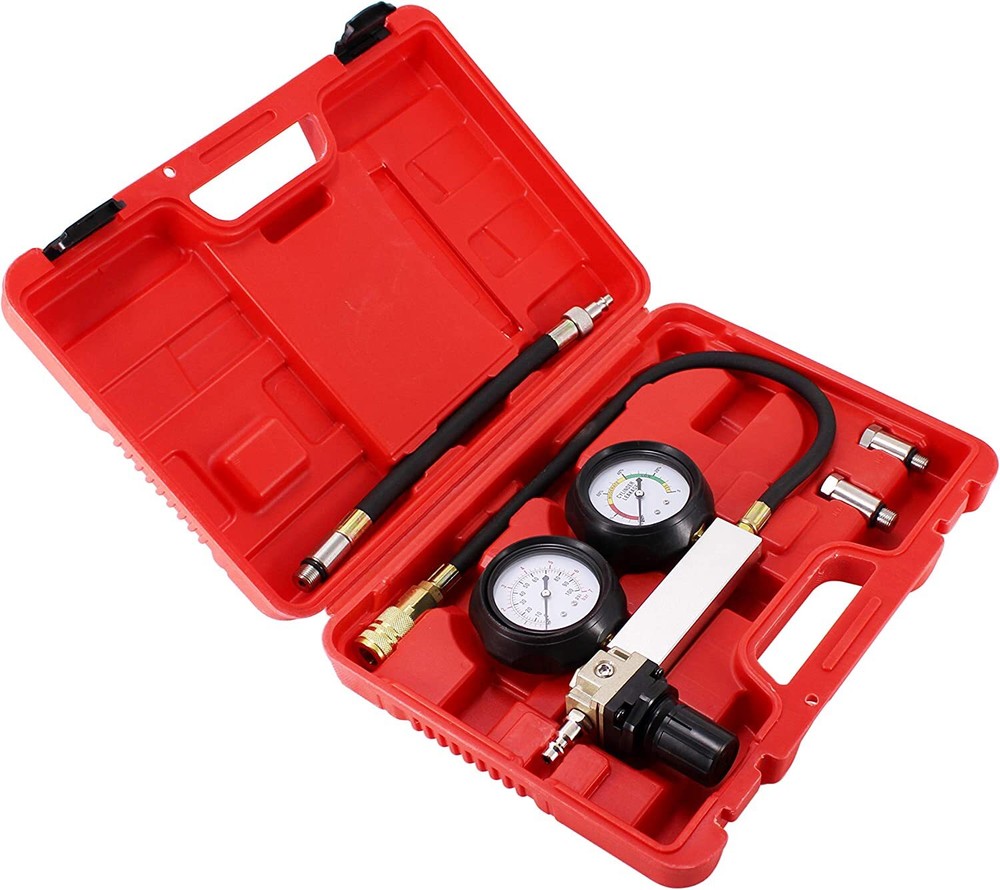 Petrol Cylinder LeakDown Leakage Leak Detector Engine Compression Diagnosis Kit
