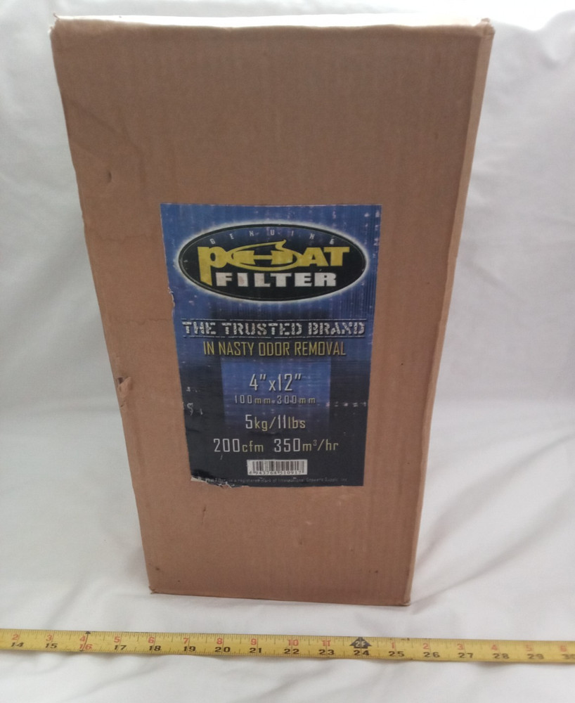 Phat Carbon Filter 4"x12" , new in box.
