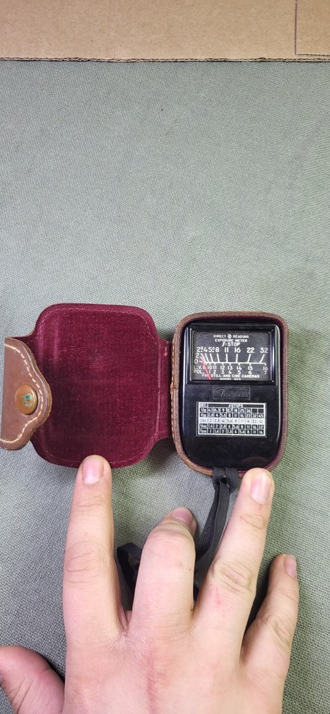 Weston Exposure Meter – Vintage Working Light Meter with Original Case