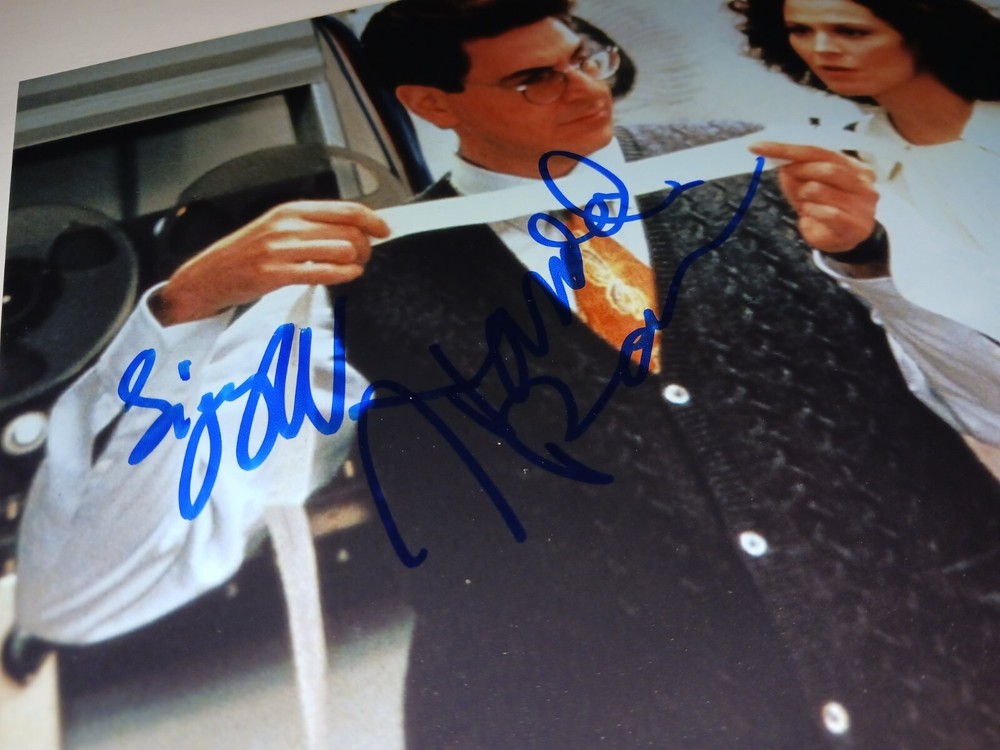 Harold Ramis Sigourney Weaver Ghostbusters Signed Autograph COA Authentication 2