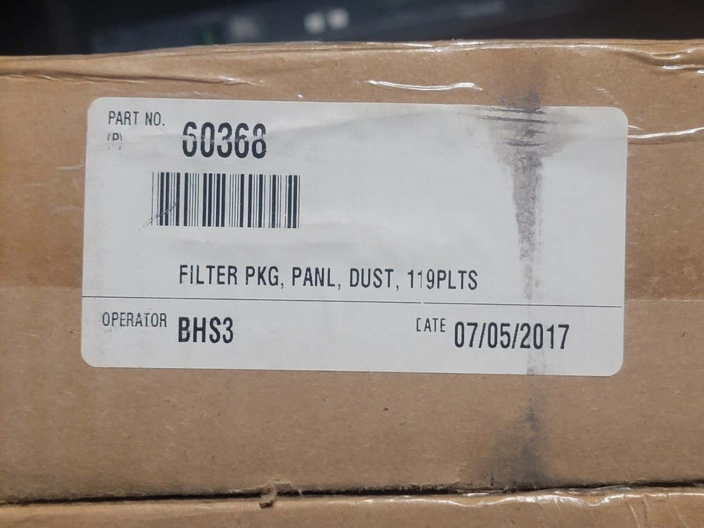 Tennant Nobles 60368 Filter Panel