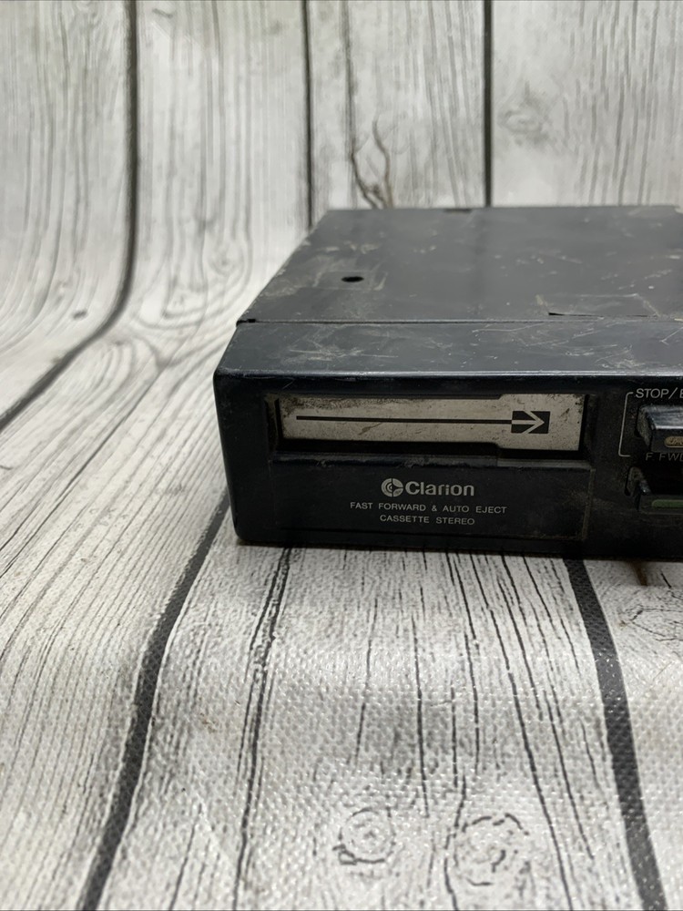 Vintage Clarion Fast Forward And Auto Eject Cassette Stereo UNTESTED