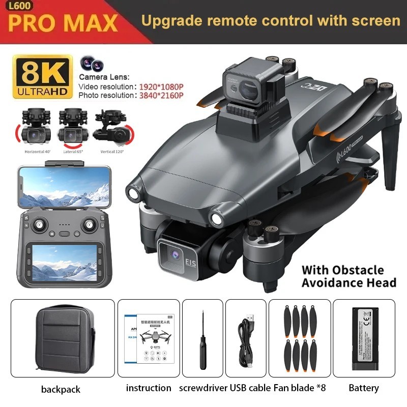 L600 PRO MAX GPS Drone 8K Professional