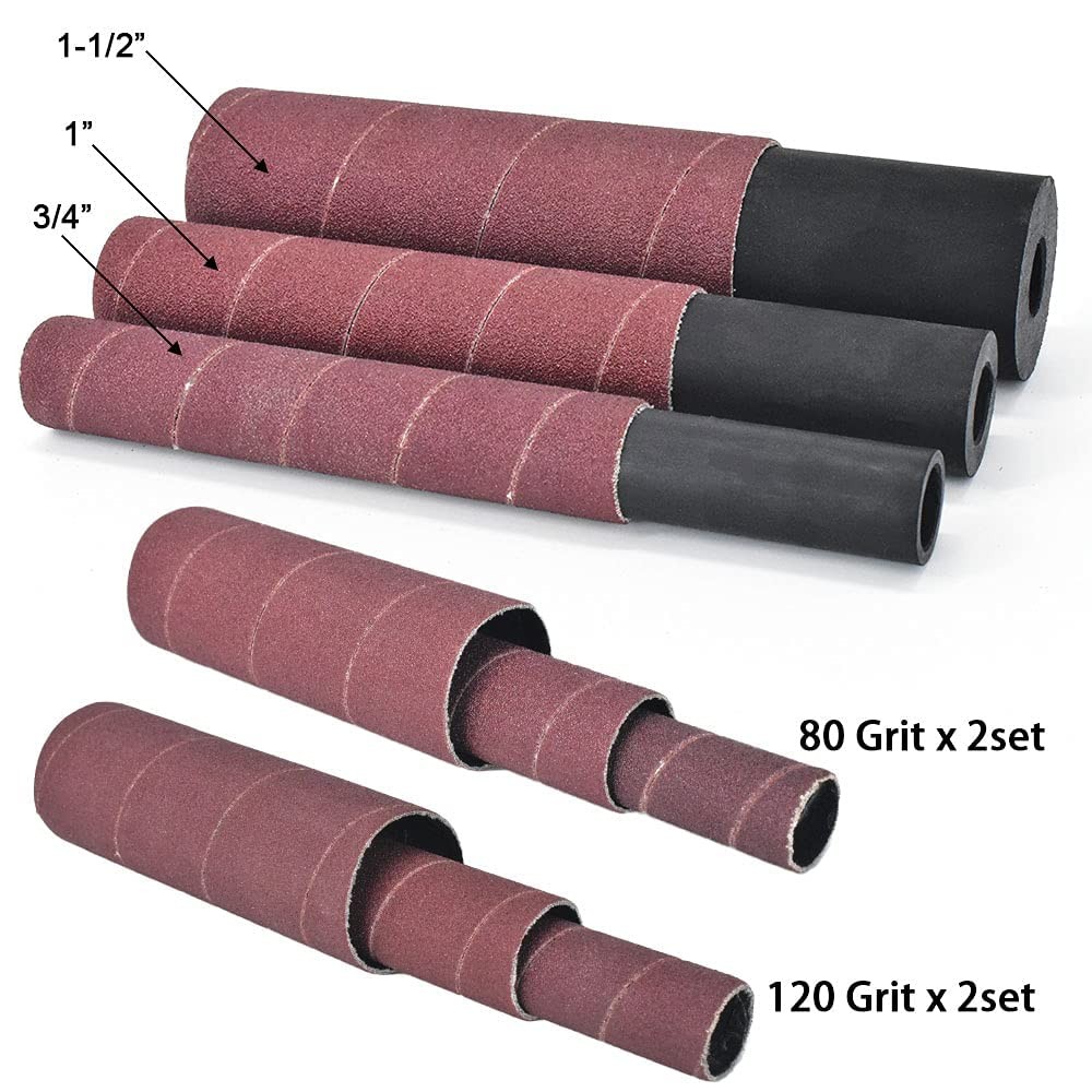 scottchen PRO Spindle Sander Adaptor 4-1/2" x 1/2" with Rubber Sanding Drum...