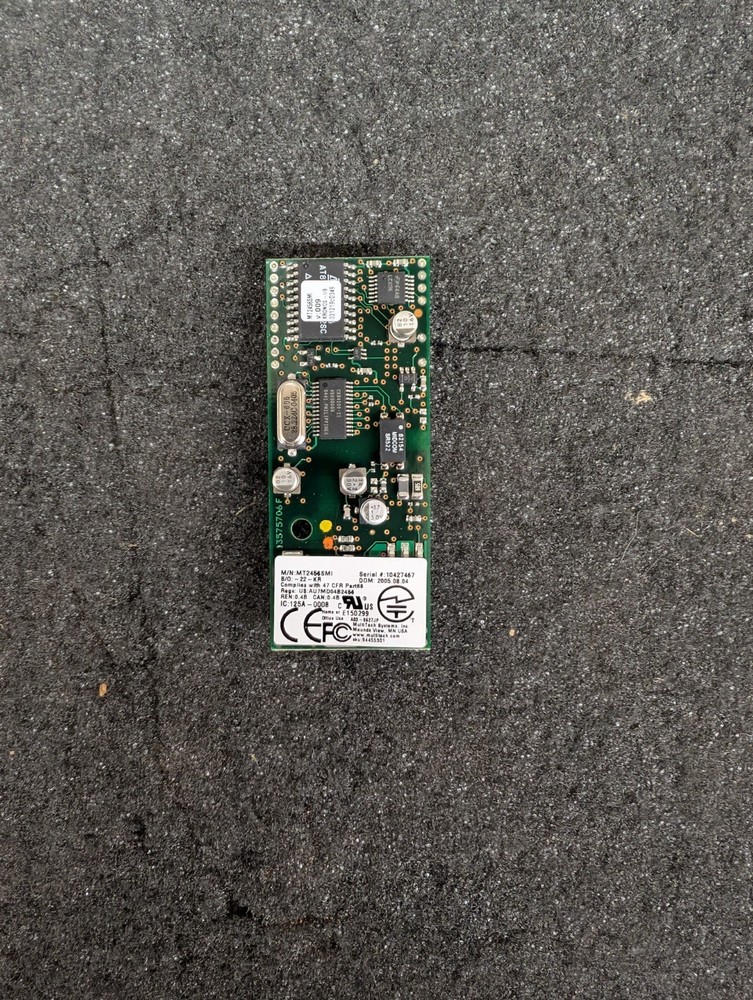 New, Multi-Tech Systems, MT2456SMI-22, MODEM V.22BIS SERIAL DATA 5V