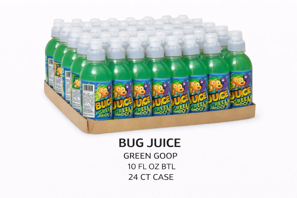 Bug juice green doop 10 fl oz 24 ct case