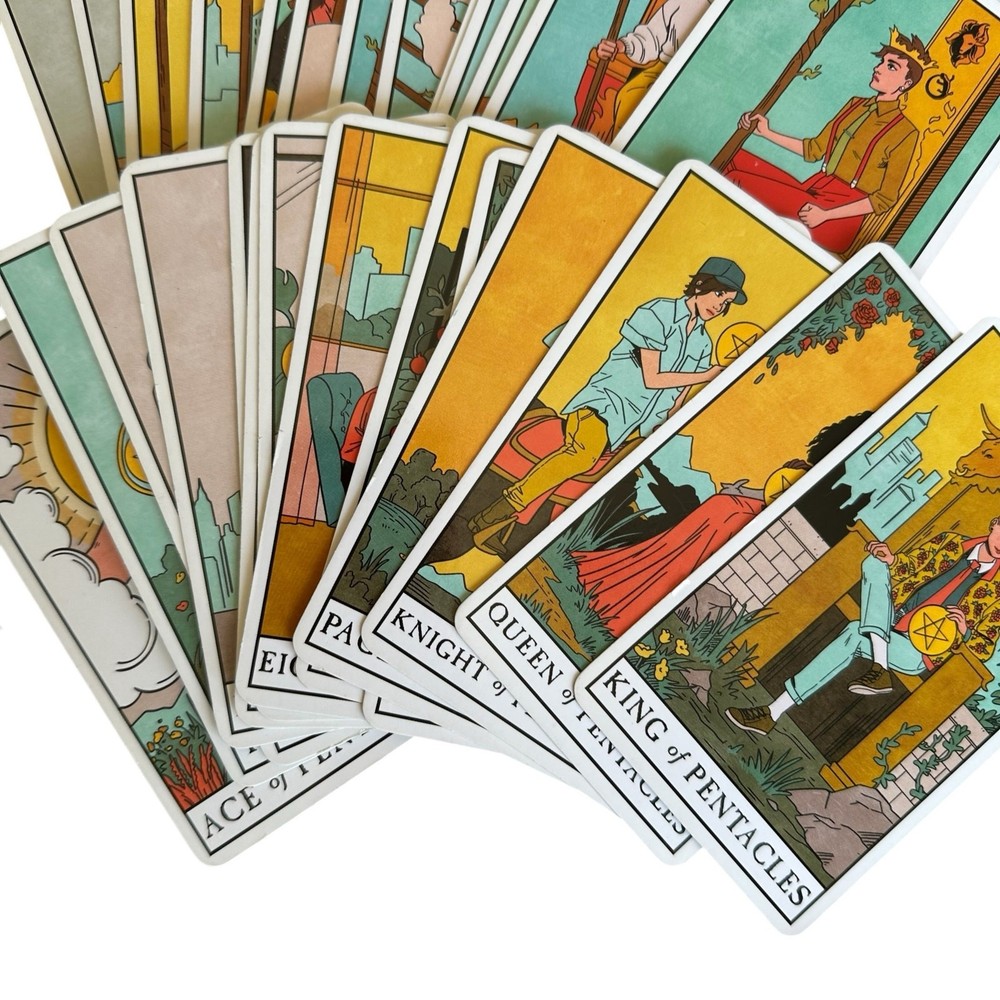Modern Witch Tarot Deck with Book Original Deck Bonus Card