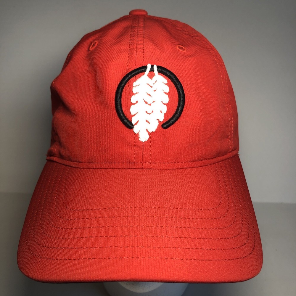 Adidas Golf Hat Cap Red Lightweight Breathable One Size Adjustable - 24