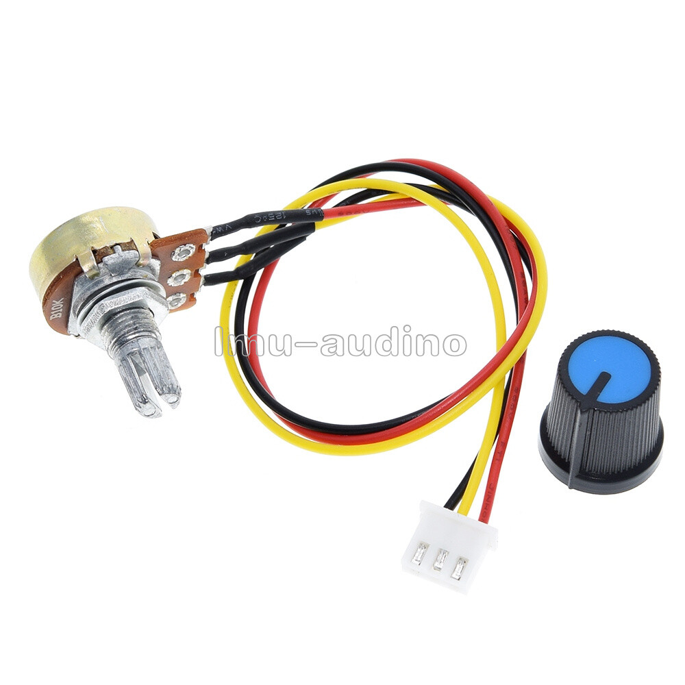 WH148 Potentiometer B10K Speed Control Knob Control Switch XH2.54 3P Linear