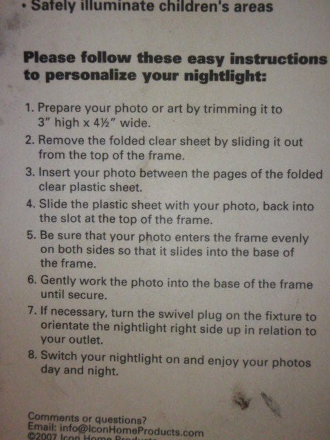 My Photo Nite Light