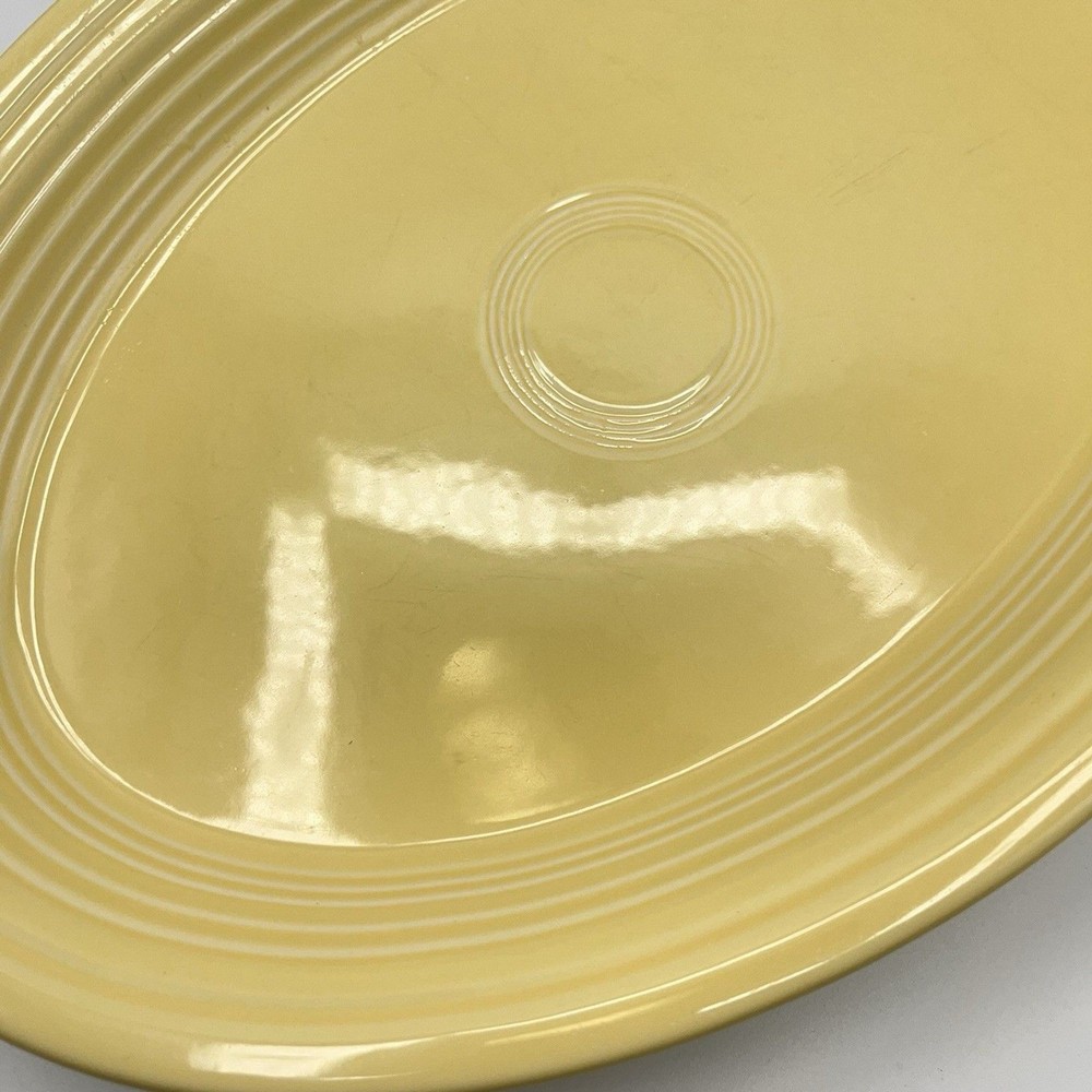 Fiestaware Large 13" Serving Platter Yellow Fiesta