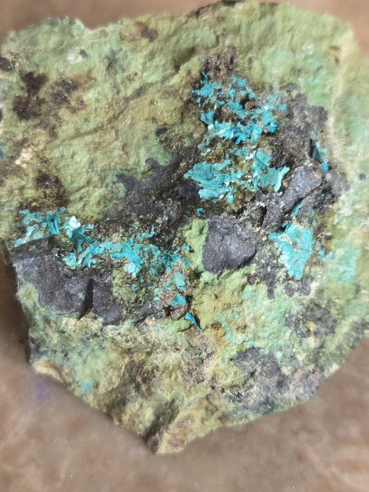 Stunning Green Chalcophyllite Specimen