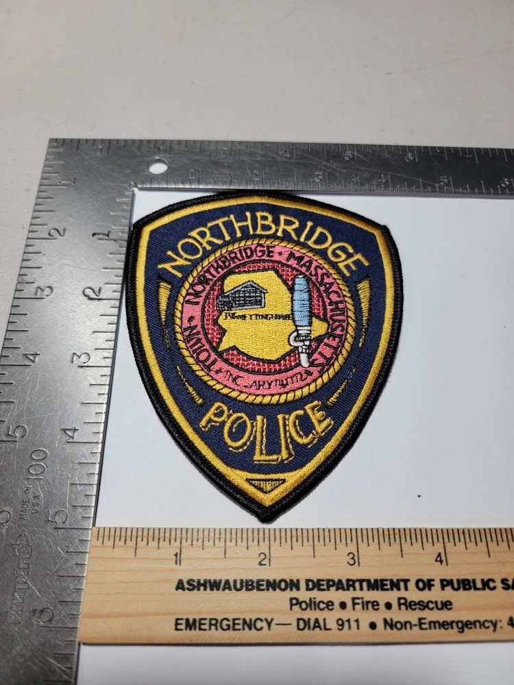 Bin1 B19 Police patch Massachusetts Northbridge