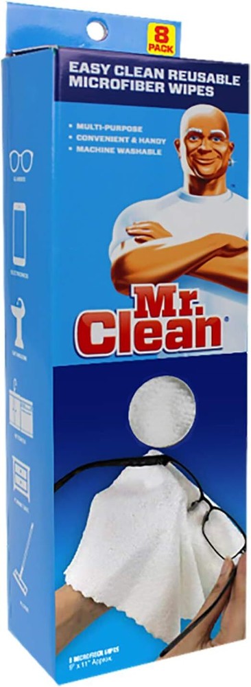 Mr. Clean Easy Clean Reusable Microfiber Cloths, 8 Count