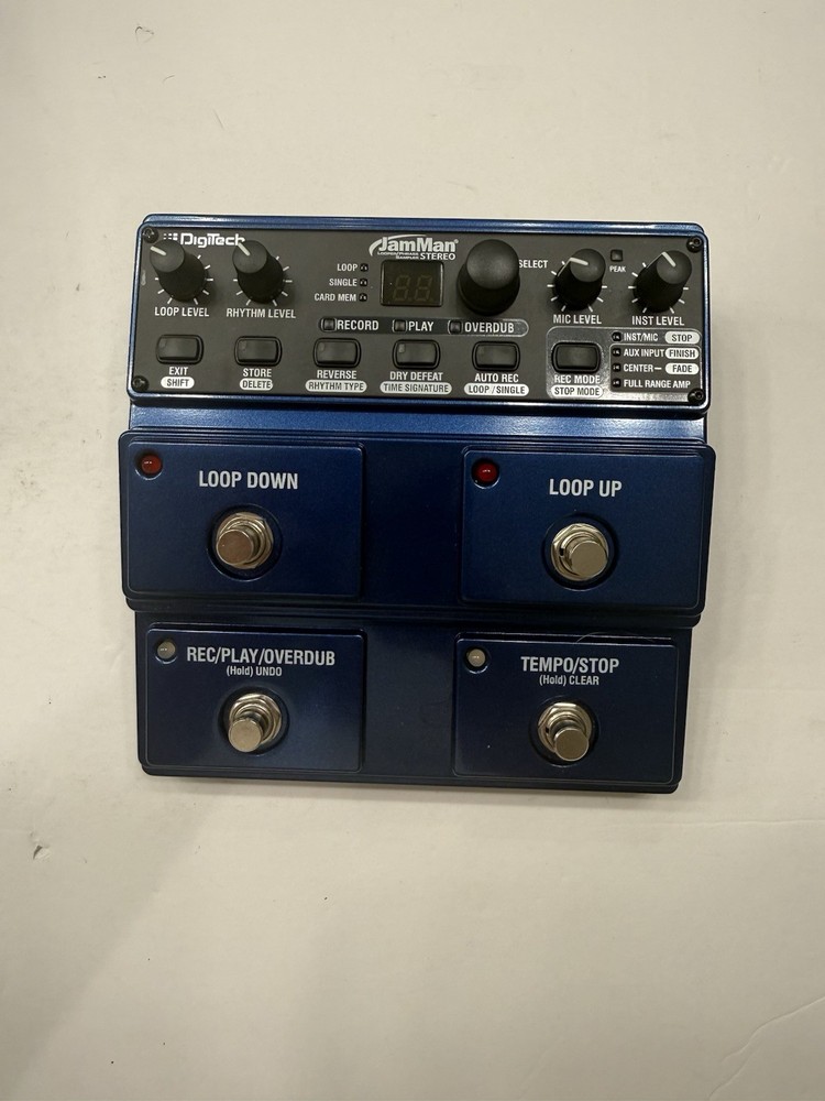 Digitech JML2 Jamman Looper / Phrase Sampler Guitar Effect Pedal + Box & PSU