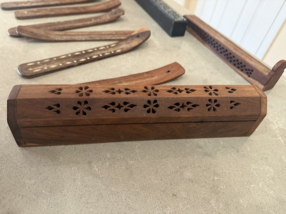 Vintage Incense Boxes/ Stick Holders