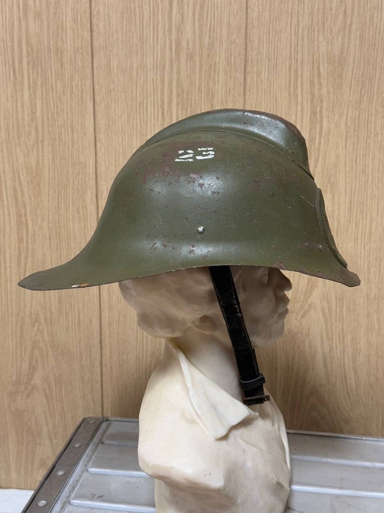 Antique iron fire helmet USSR, 40-50s