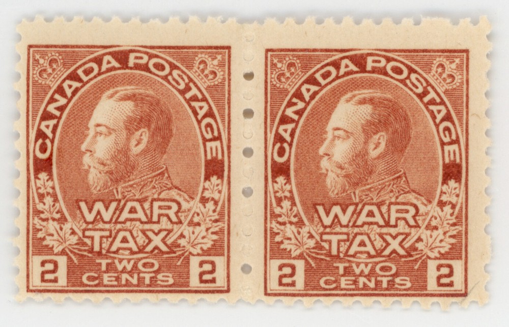Canada Scott #MR2a Pair | Mint NH | VF Very Fine