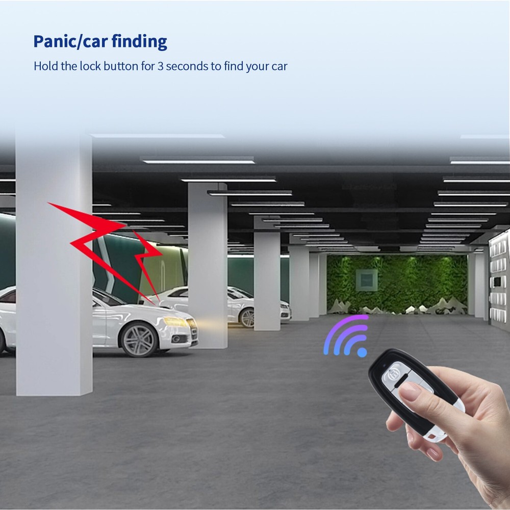 EASYGUARD remote start alarm system PKE keyless entry push button start kit