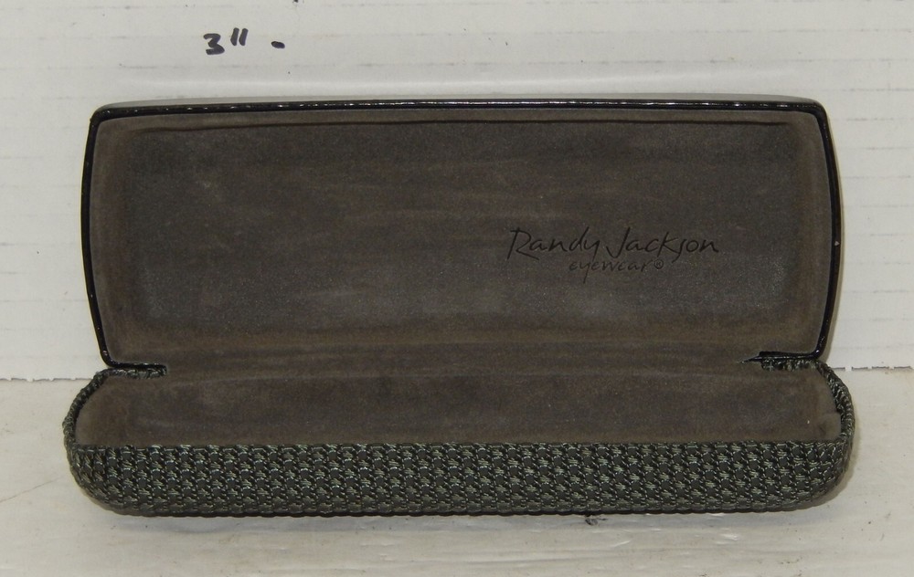 Randy Jackson Black Sunglasses Eyeglasses Case