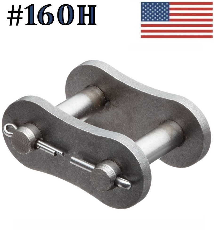 #160H Roller Chain Connecting / Master Link Pack of 2 Same Day Priority Shipping