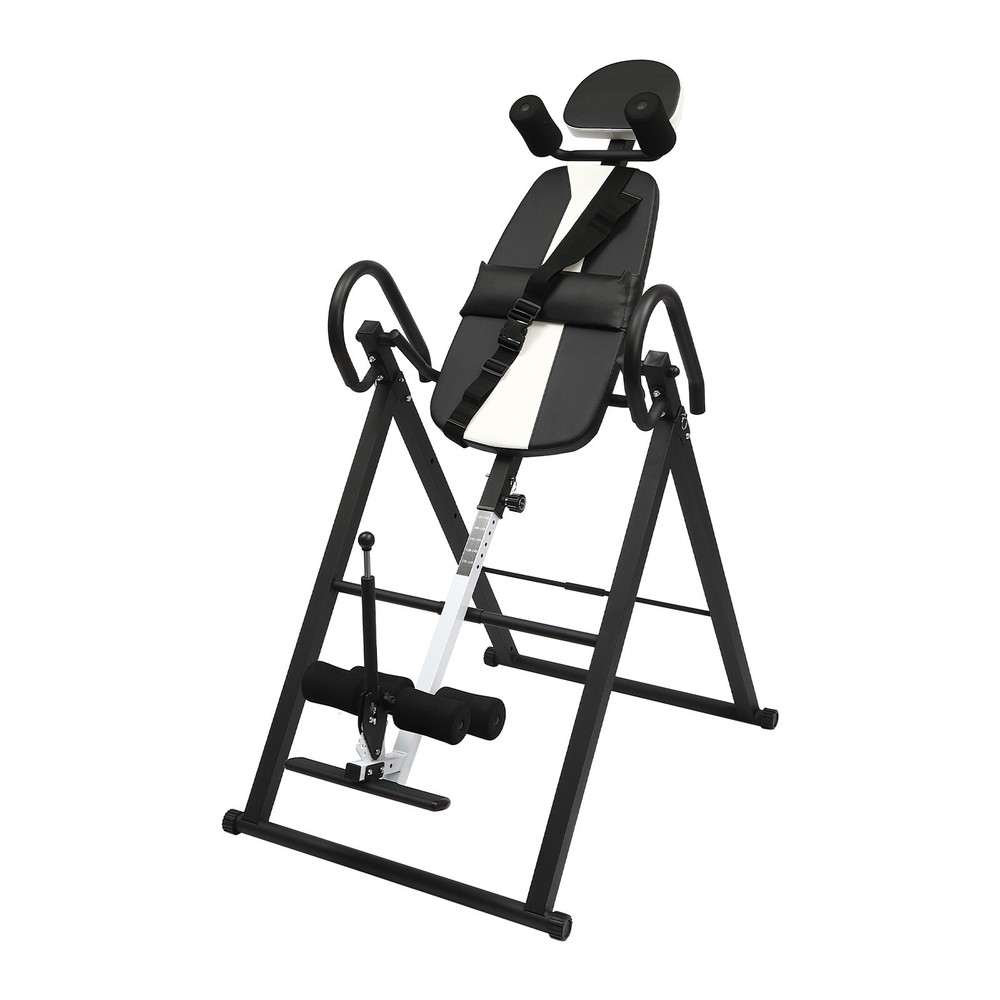 Inversion Table Extended Ankle Lock Handle Back Pain Relief Equipment 130-185cm