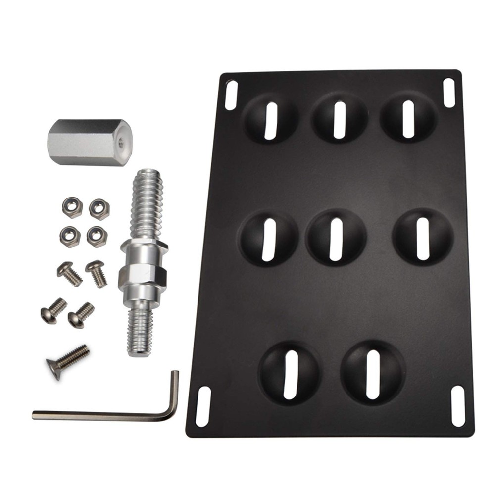 Tow Hook License Plate Mount for BMW E39 E46 E90 E91 E92 E93 E70 E71 F10 F30