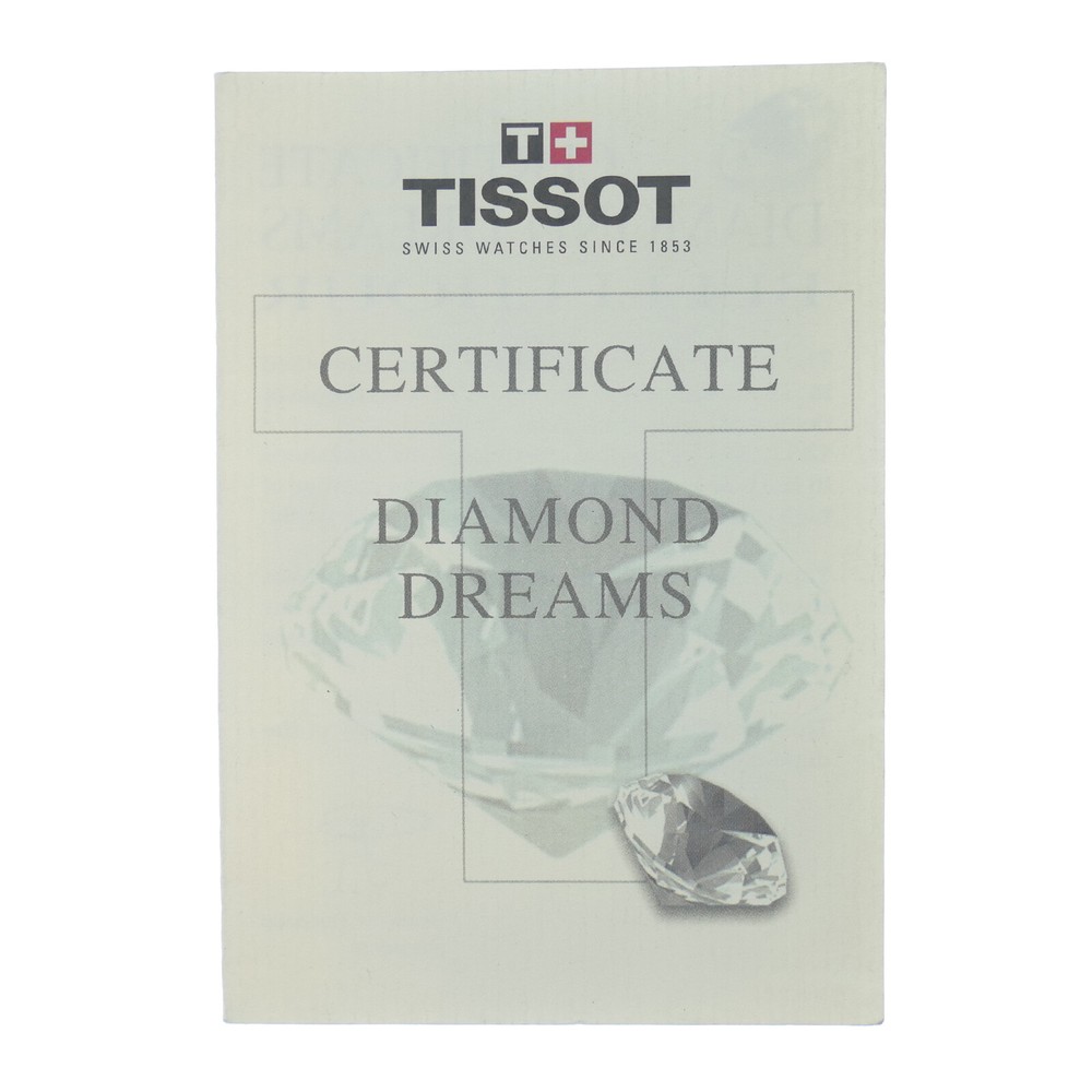 TISSOT GENUINE DIAMOND DREAMS CERTIFICATE