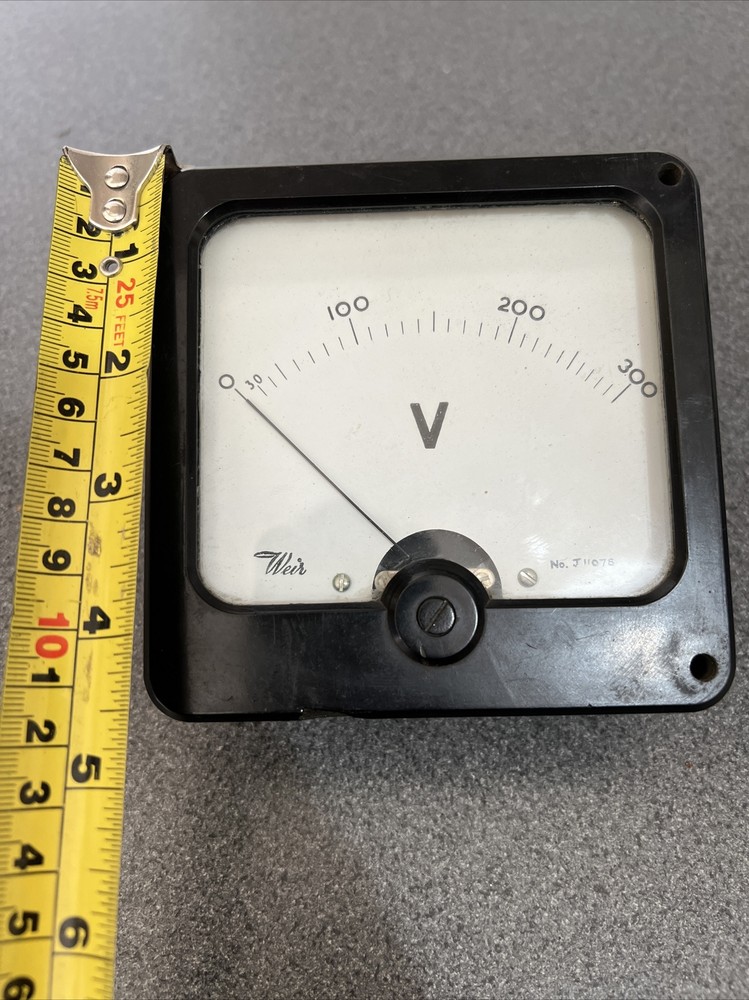 Weir Volt Meter No. J11078