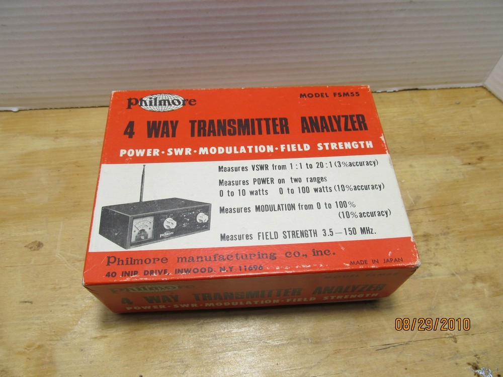 NOS PHILMORE FSM 755 TRANSMITTER tested