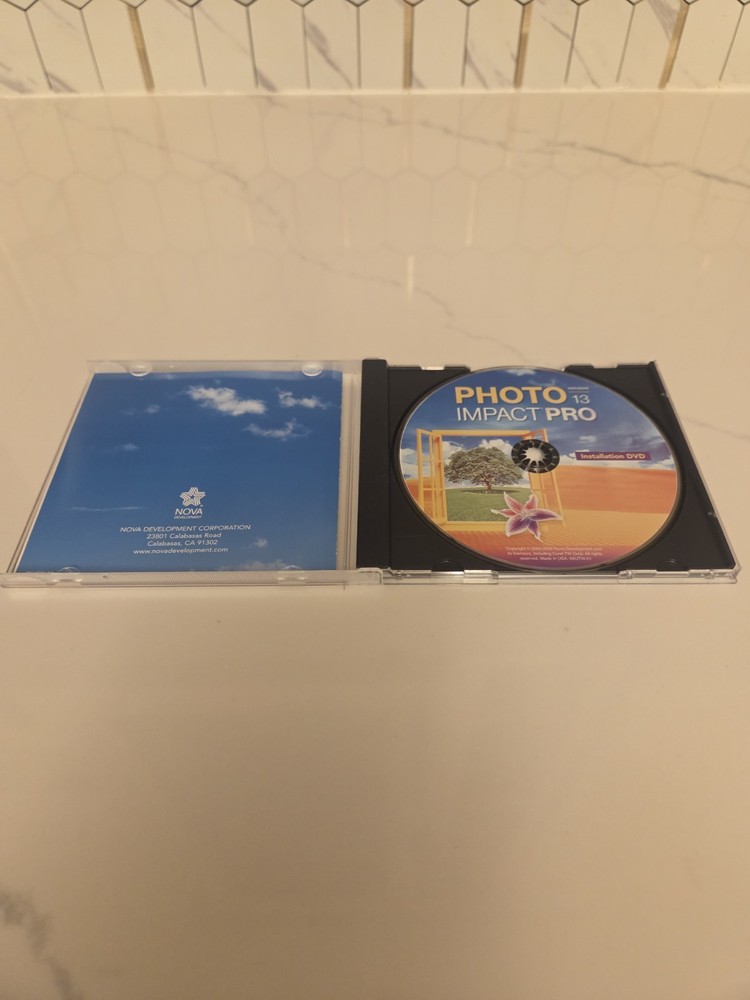 Nova Development PhotoImpact Pro 13 Complete W/user manual Used