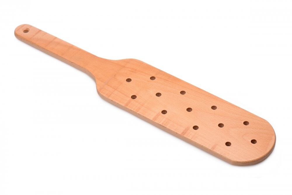 Strict Solid Beech Wood Bondage Paddle by XR Brands