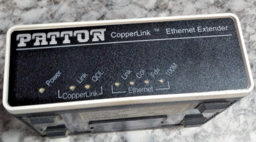 Patton CopperLink Black Box Model 2168A/L/EUI  Industrial Ethernet Extender