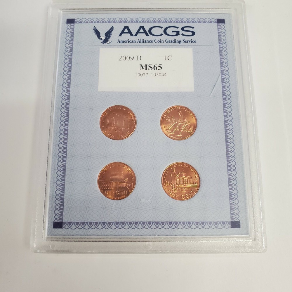 2009 P PENNY SET IN HARD PLASTIC