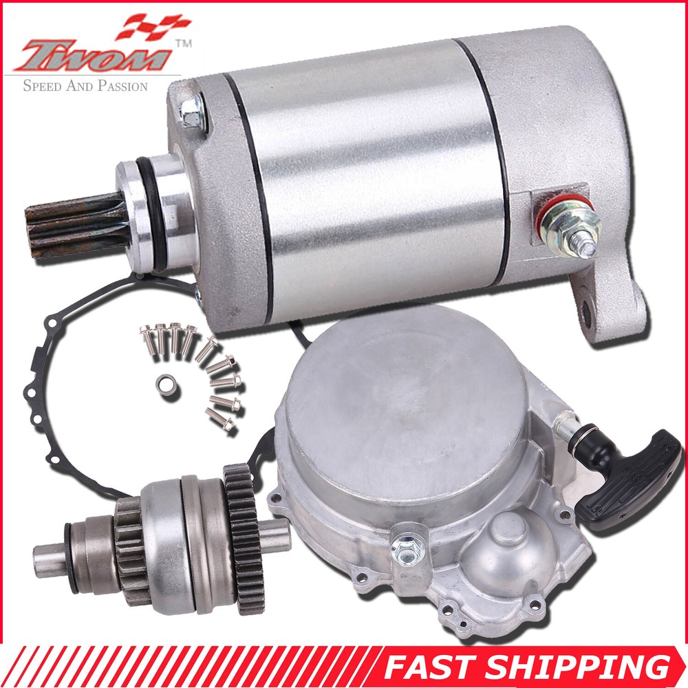 Complete Recoil Pull Start & Starter & Drive Assembly For Polaris Scrambler 500