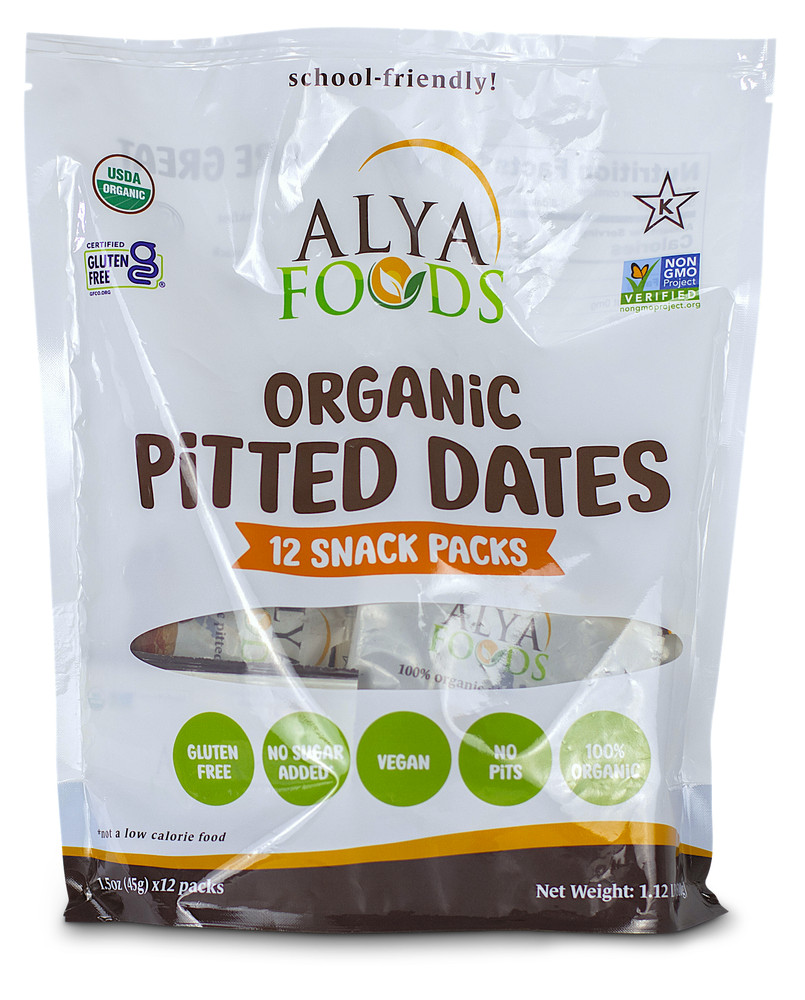 100% Organic Deglet Noor Dates 12-Count 1.5 oz Multipack