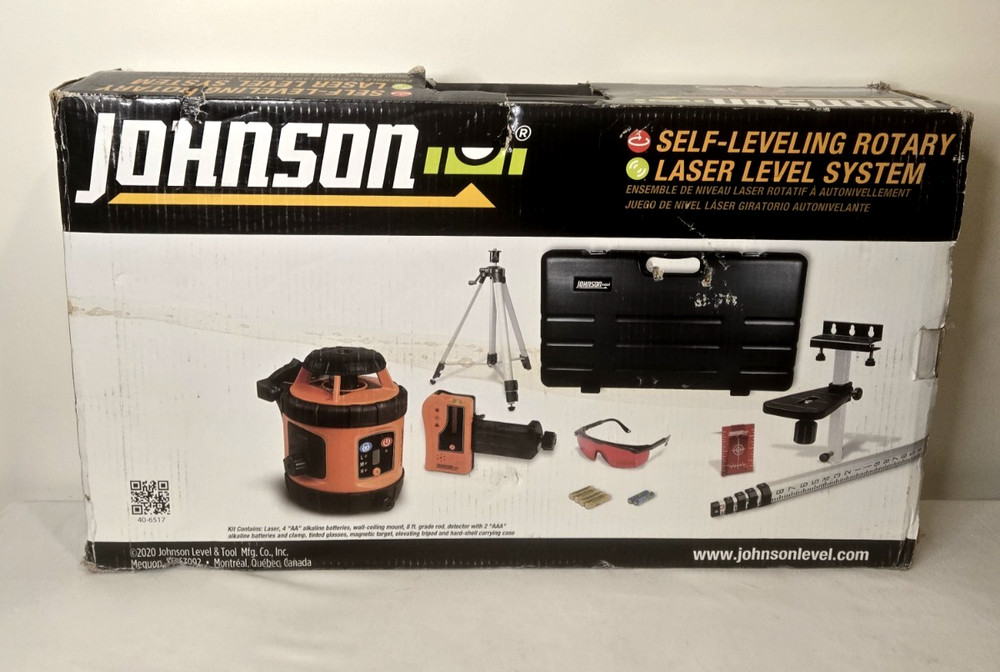 Johnson Self-Leveling Rotary Laser System 40-6517
