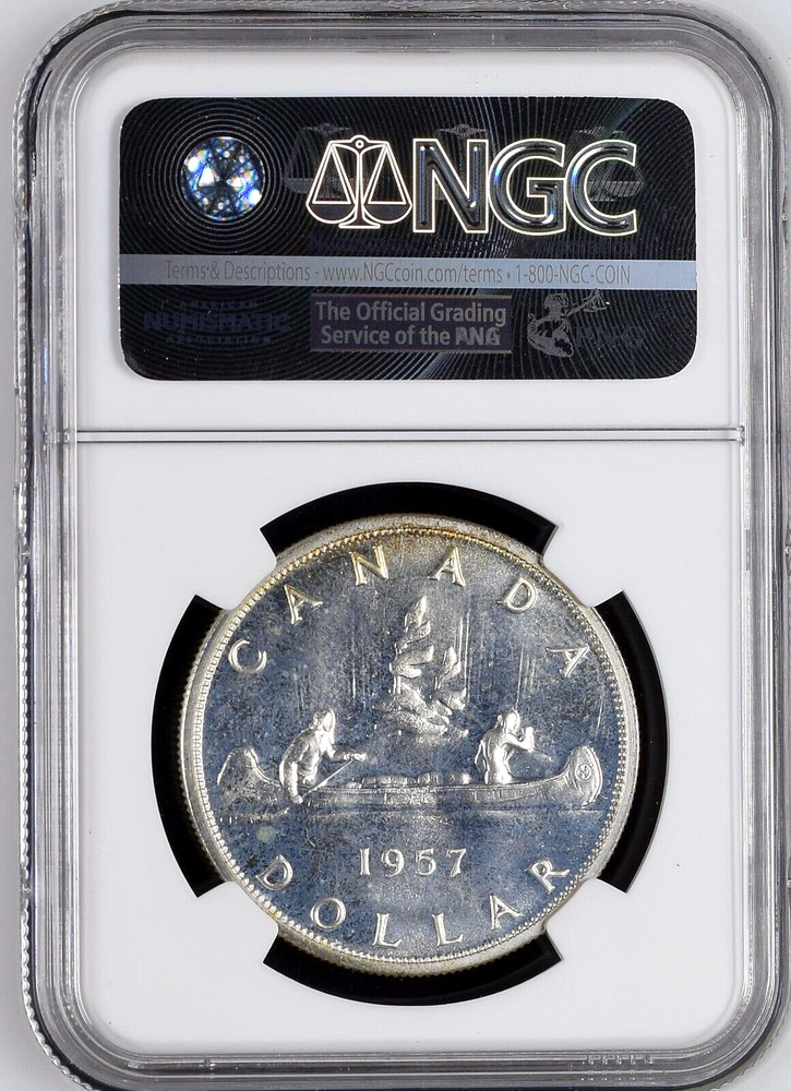 1957 Canada $1 NGC PL 66
