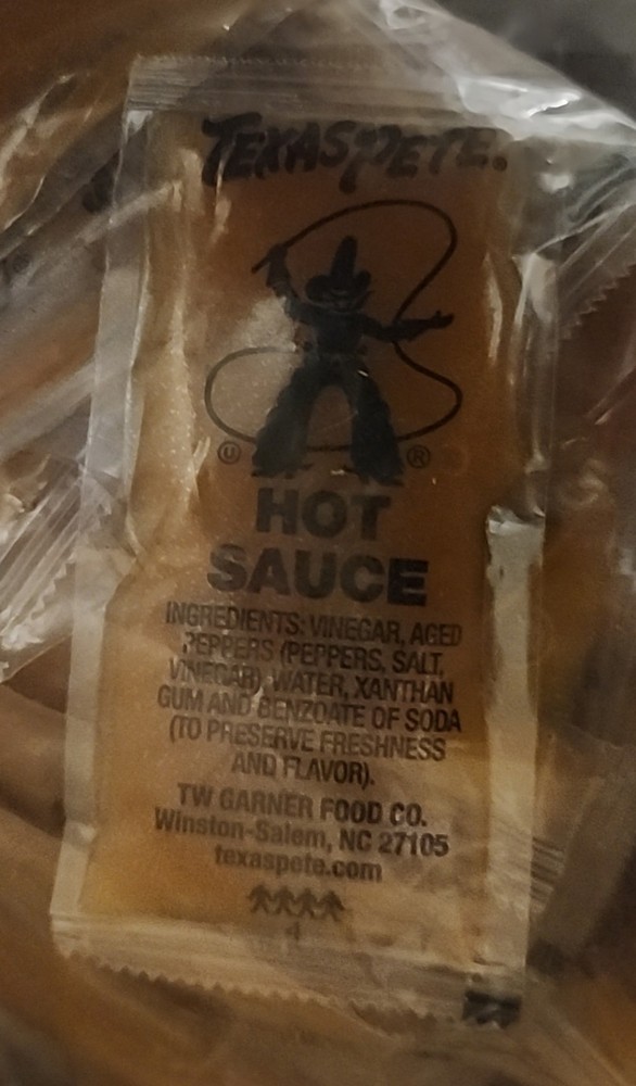 Hot Sauce Packets -TEXAS PETE- 7g - 50 Pack