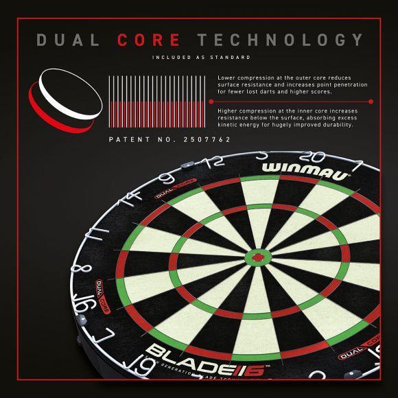 WINMAU BLADE 6 DUAL CORE DART BOARD