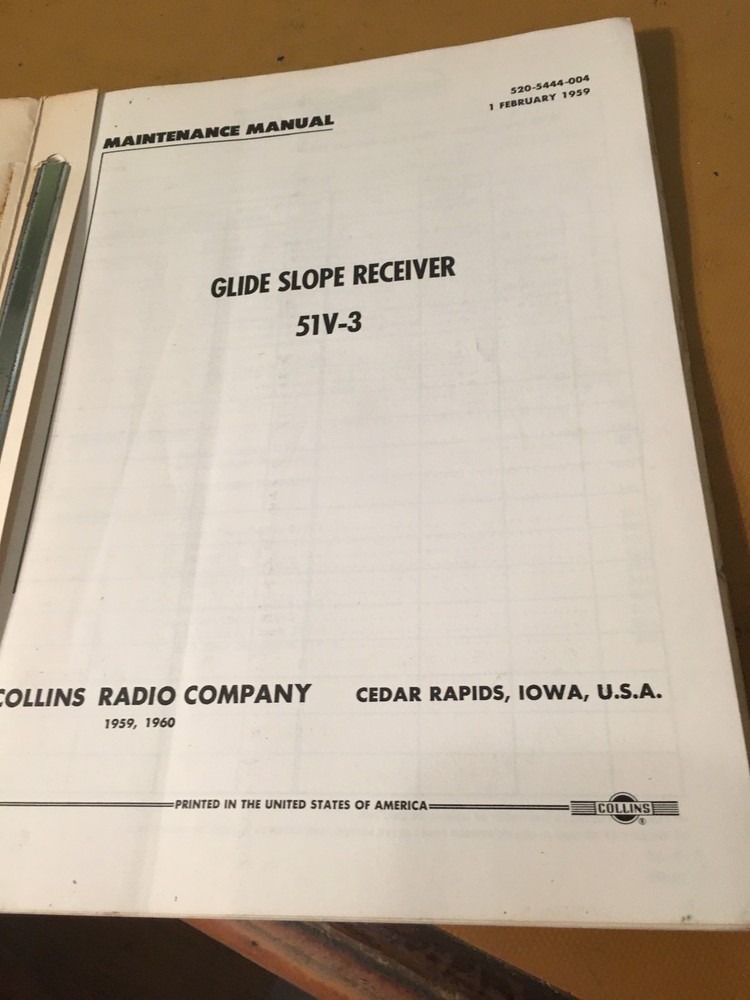 Collins 51V-3 Glideslope Service Manual
