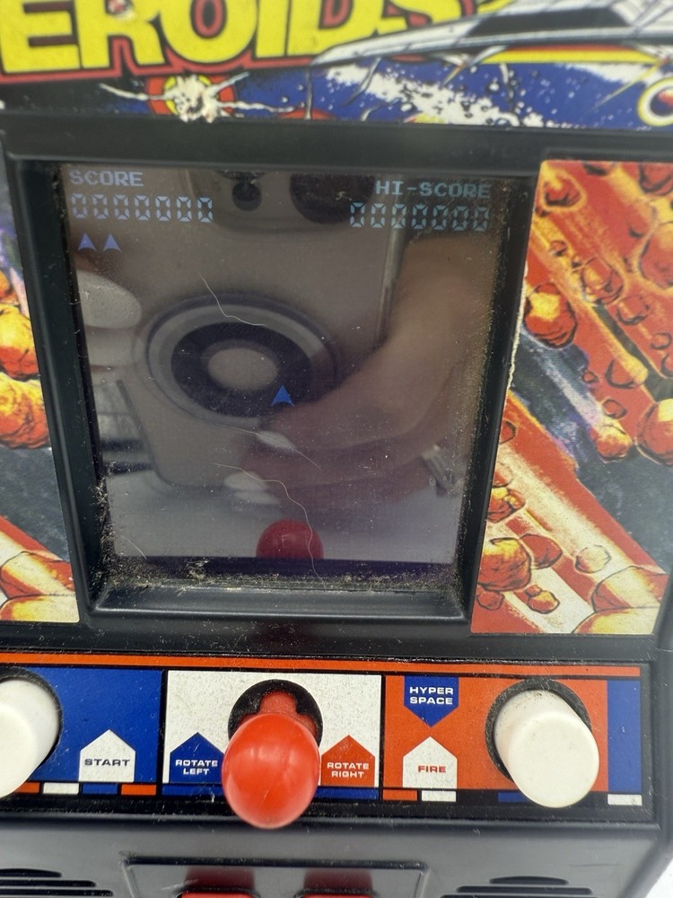 Atari Interactive Asteroids 1979 Mini Arcade Electronic Handheld Game Works