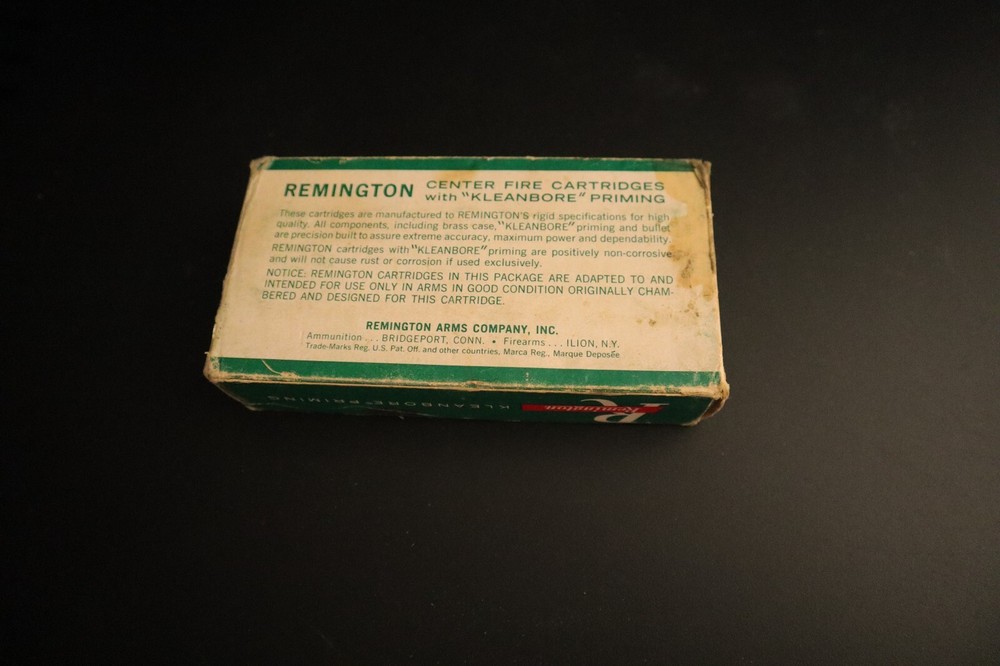 Remington Hi-Speed 300 Savage ammo box (empty)