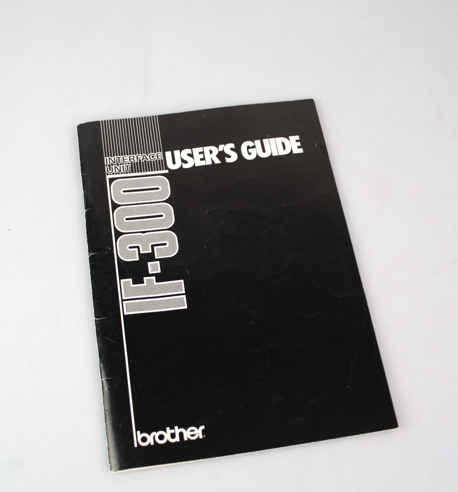Brother IF-300 Interface Unit User's Guide